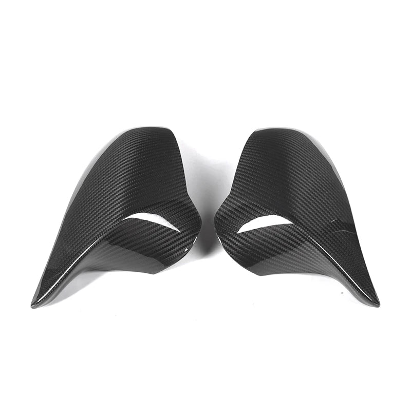 Pre Pegged Dry Carbon Fibre Mirror Caps Replacement for BMW M2 F87 / M3 F80 / M4 F82/F83