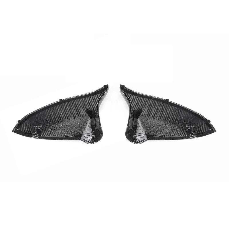 Pre Pegged Dry Carbon Fibre Mirror Caps Replacement for BMW M2 F87 / M3 F80 / M4 F82/F83