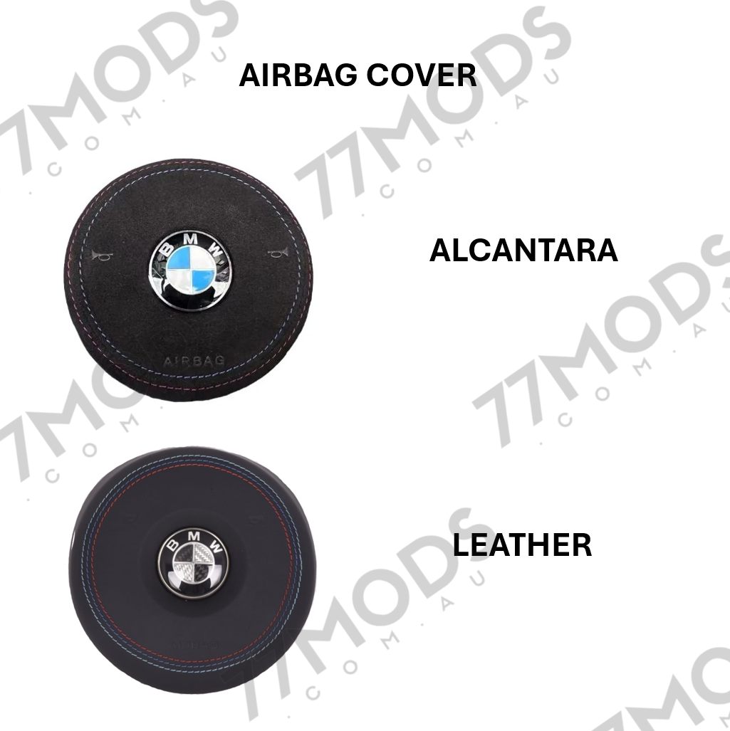 77MODS BMW M Style Customisable Carbon Fibre / Alcantara / LED Steering Wheel
