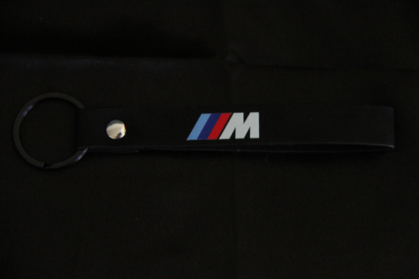 M Performance Style Leather Key Chain