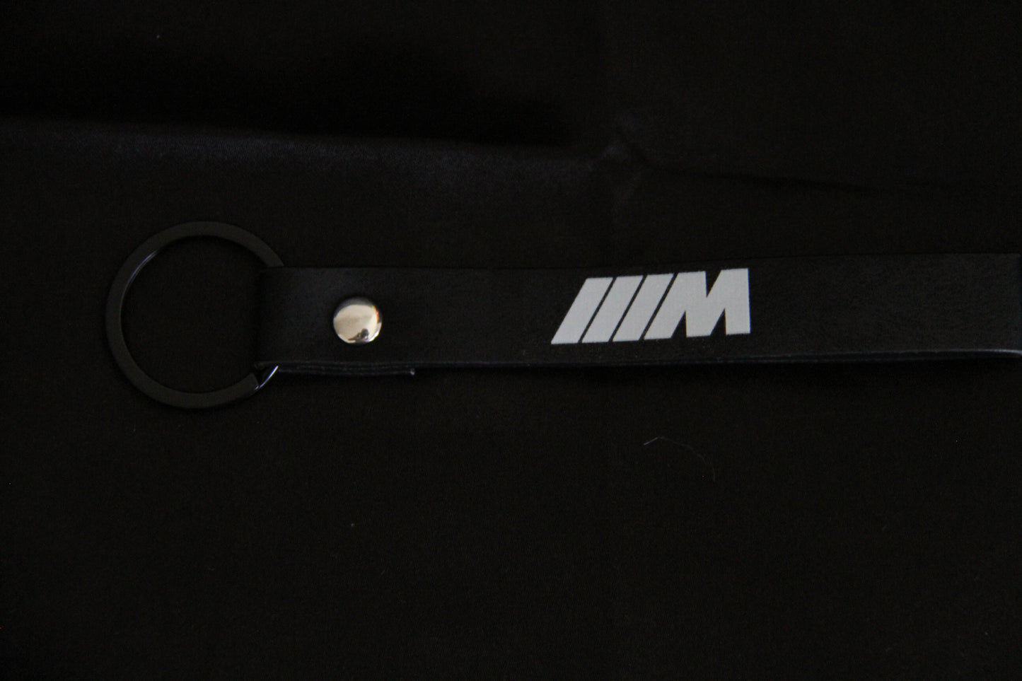 M Performance Style Leather Key Chain