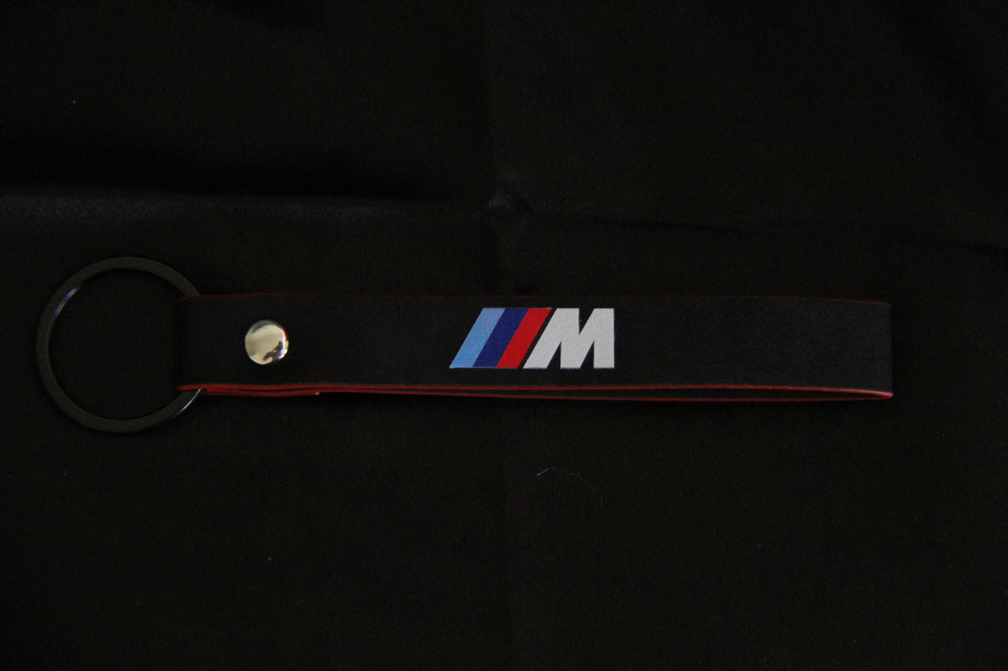 M Performance Style Leather Key Chain