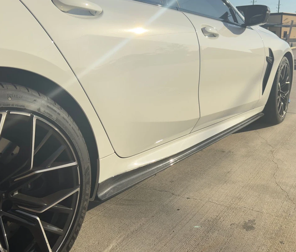 Pre Pegged Dry Carbon Fibre Side Skirts for BMW 8 Series G14/G15/G16 / M8 F93