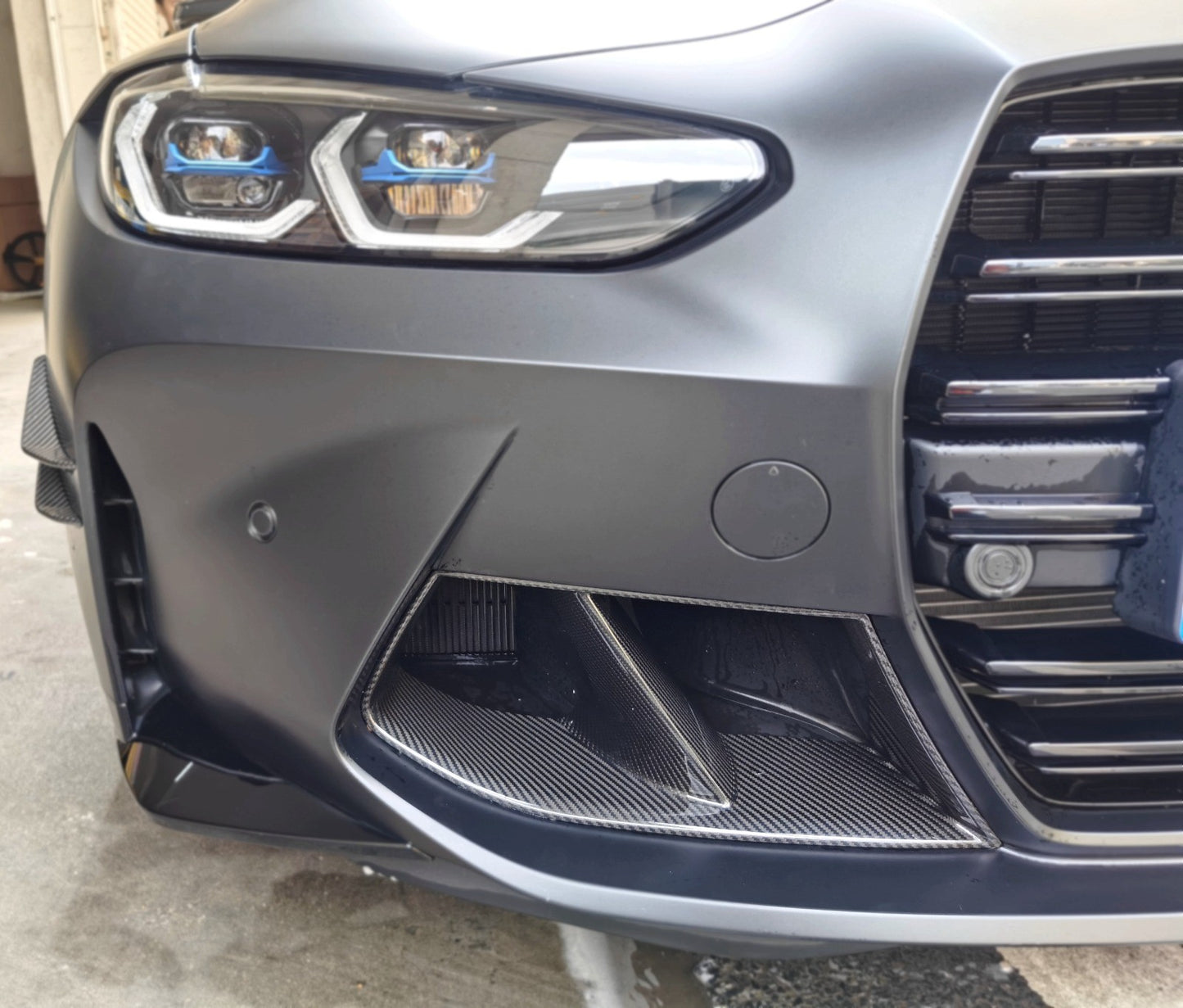 M Performance Style Pre Pregged Dry Carbon Front Ducts for BMW M3 G80/G81 / M4 G82/G83
