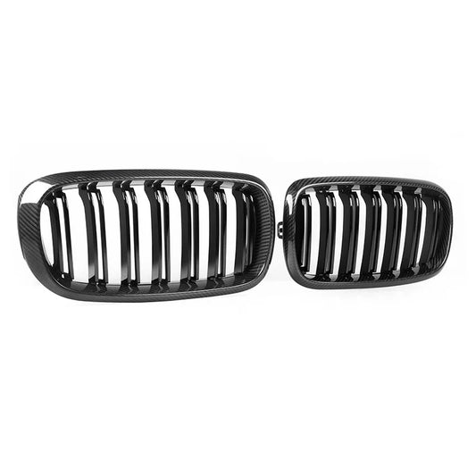 Pre Pegged Dry Carbon Fibre Front Grill for BMW X5 F15 / X5M F85 / X6 F16 / X6M F86