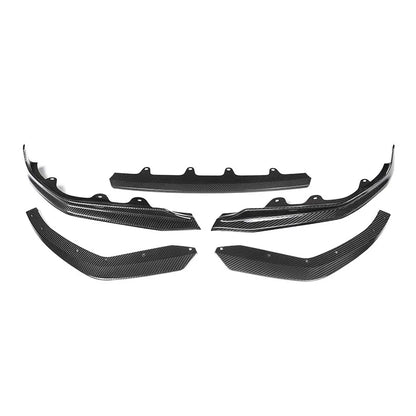 Pre Pegged Dry Carbon Fibre M Performance Style Front Lip for BMW 3 Series G20 Pre LCI 2019-2022
