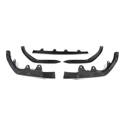 Pre Pegged Dry Carbon Fibre M Performance Style Front Lip for BMW 3 Series G20 Pre LCI 2019-2022
