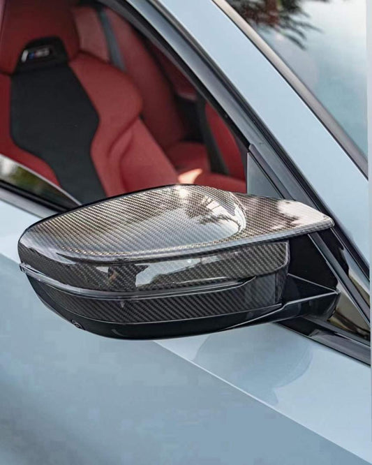 M-Performance Style Pre Pregged Dry Carbon Fiber Mirrors Caps for BMW M2 G87 / M3 G80 G81 / M4 G82 G83 20+