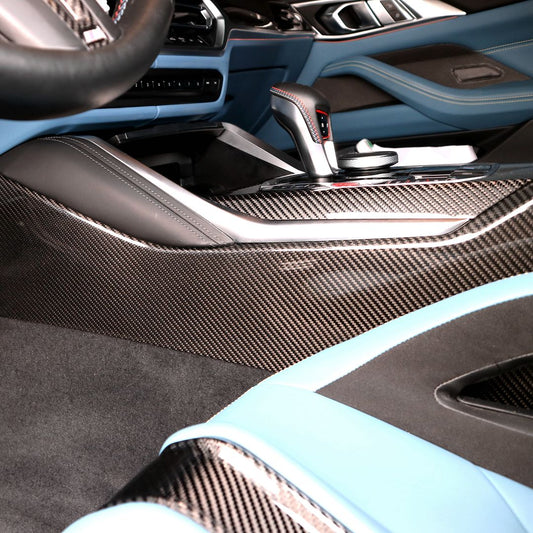 Side Centre Console Carbon Fibre Trim for BMW M3 G80/G81 / M4 G82/G83