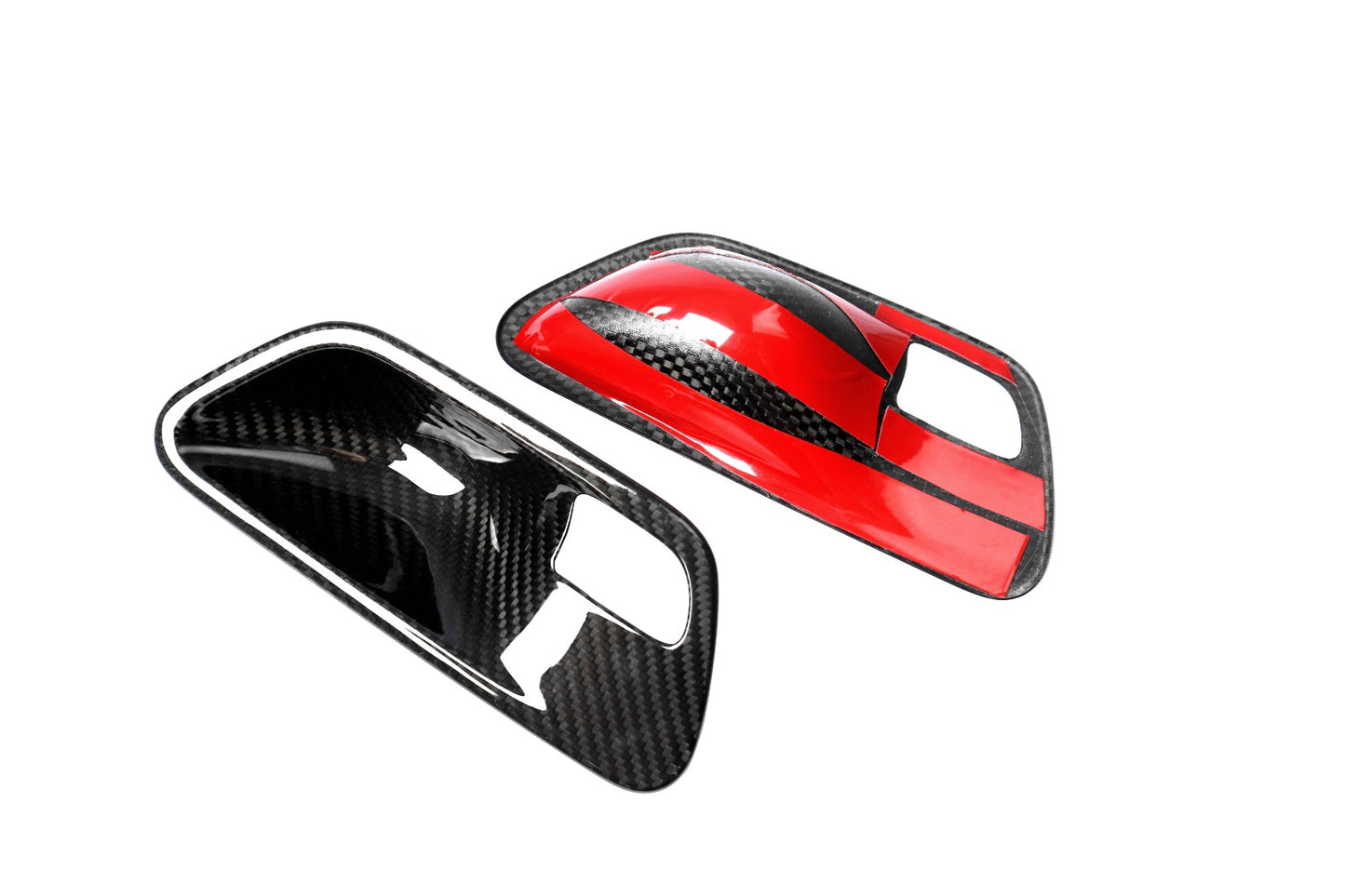 OEM Style Dry Carbon Fibre Made Inner Door Opener Cover Trim for BMW M3 F80 / M4 F82/F83