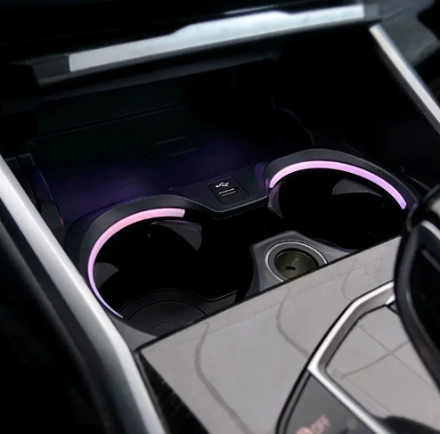 Interior Cup Holder Built In Ambient Lighting