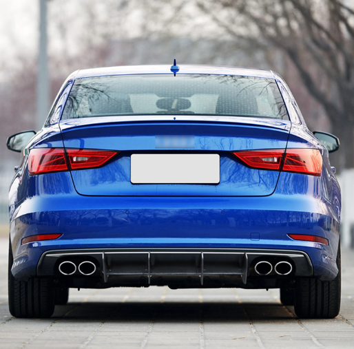 Maxtron Style Rear Spoiler In Black for AUDI S3 8V Pre Facelift 2013-2016