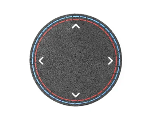 Italian Alcantara Multimedia Knob Trim Sticker for BMW 3 Series G20/G21 / 4 Series G22/23/G26