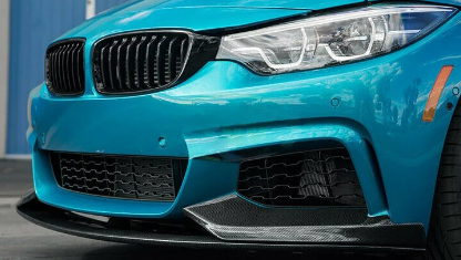 Pre Pegged Dry Carbon Fibre M Performance Style Front Splitter for BMW 4 Series F32/F33/F36
