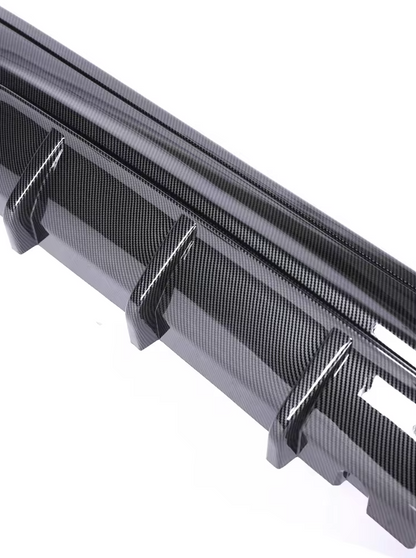 M Performance Style Rear Diffuser in Wet Carbon for BMW 2 Series F22