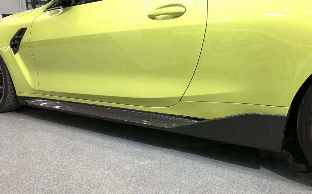 M Performance Style Pre Pregged Dry Carbon Side Skirts for BMW M3 G80/G81 20+