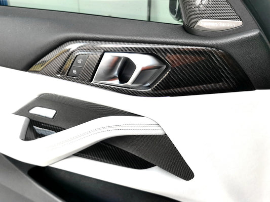M Performance Style Pre Pegged Dry Carbon Fibre Door Inner Trim for BMW G22 / M4 G82/G83