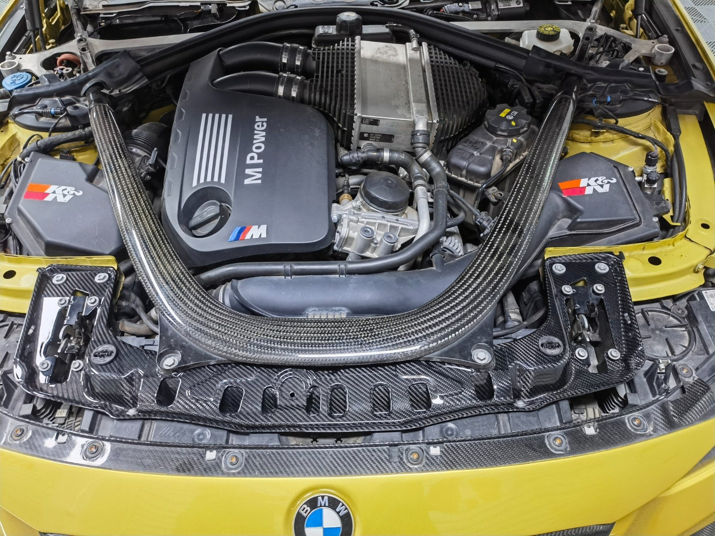 OEM Style Dry Carbon Fibre Cooling Slam Panel for BMW M3 F80 / M4 F82/F83